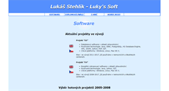 Desktop Screenshot of lukysoft.cz