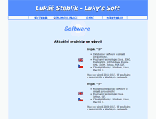 Tablet Screenshot of lukysoft.cz